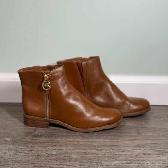 Brown Michael Kors Ankle Boots Size 6.5 - Picture 1 of 8